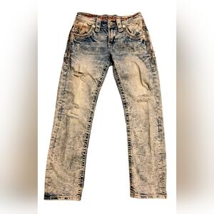Rock Revival Men's Robin Slim Straight Stretch Jean
